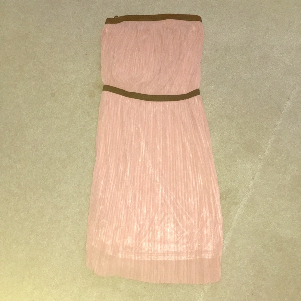 Pink chiffon dress tags removed